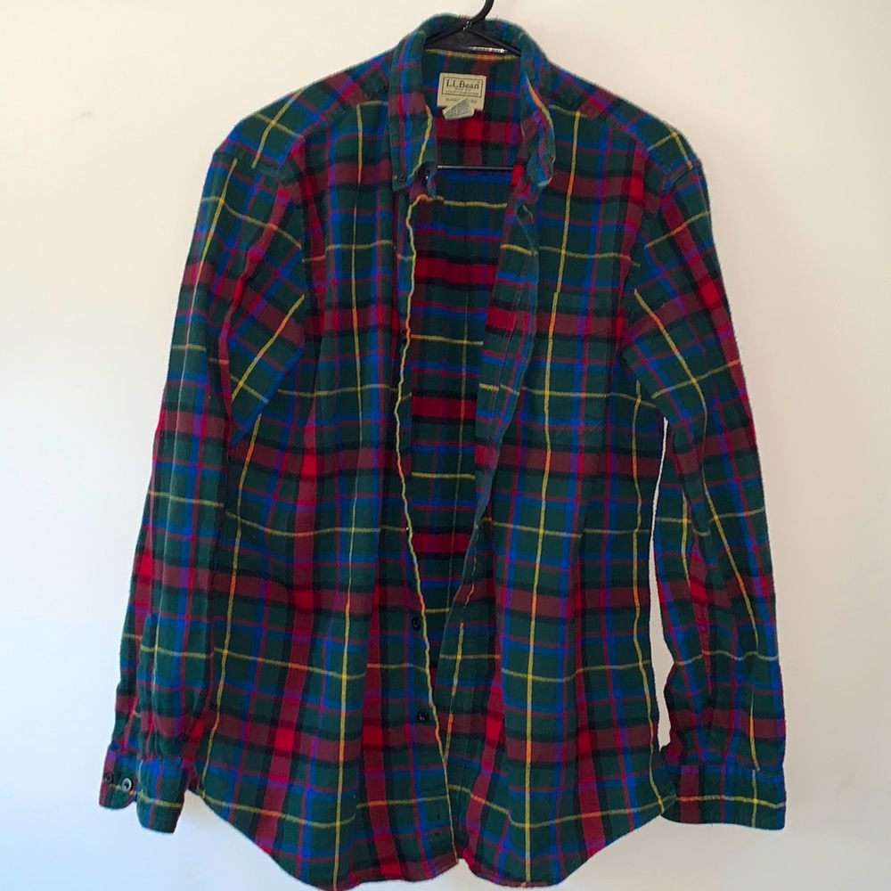 L.L. Bean | Flannel | M•Reg | Slightly Fitted | Plaid | Men’s |